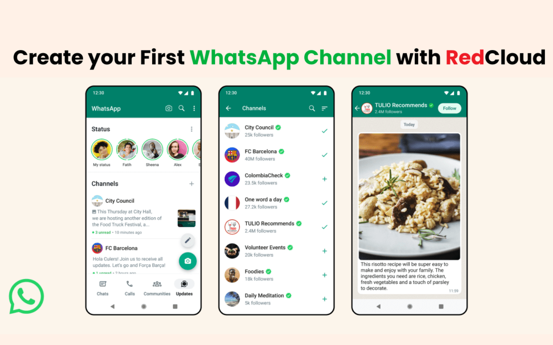 Create your First WhatsApp Channel with RedCloud.